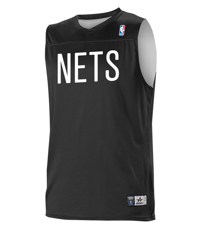 Augusta Sportswear NBA REVERSIBLE TEAM BASKETBALL JERSEY - Augusta Sportswear A105LA NBA BK/WHITE/BROOKLYN NETS S