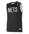 Augusta Sportswear NBA REVERSIBLE TEAM BASKETBALL JERSEY - Augusta Sportswear A105LA NBA BK/WHITE/BROOKLYN NETS S