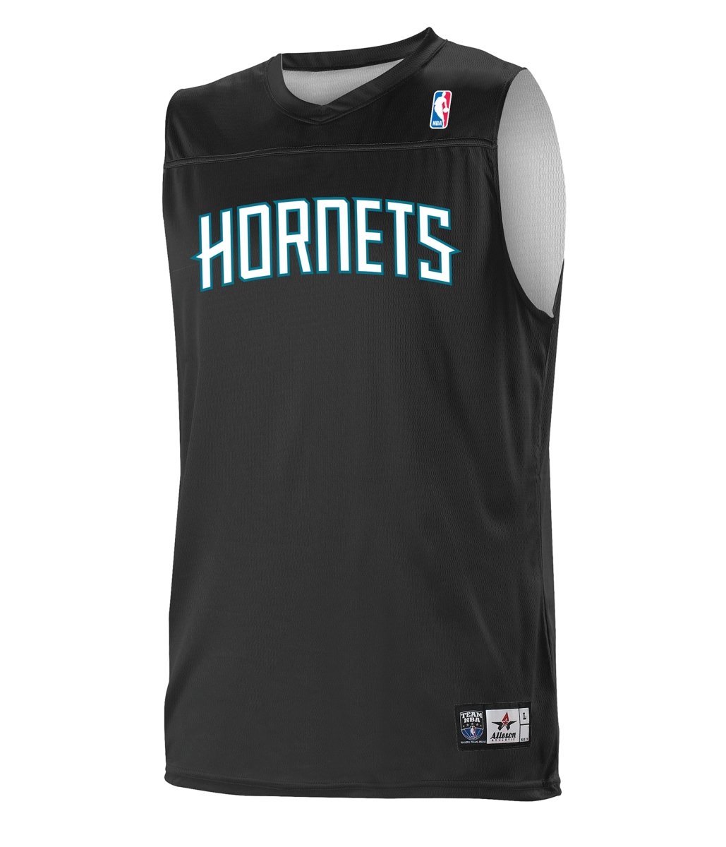 Augusta Sportswear NBA REVERSIBLE TEAM BASKETBALL JERSEY - Augusta Sportswear A105LA NBA BK/WHITE/CLT HORNETS S