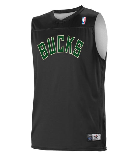 Augusta Sportswear NBA REVERSIBLE TEAM BASKETBALL JERSEY - Augusta Sportswear A105LA NBA BK/WHITE/MILWAUKEE BUCKS S