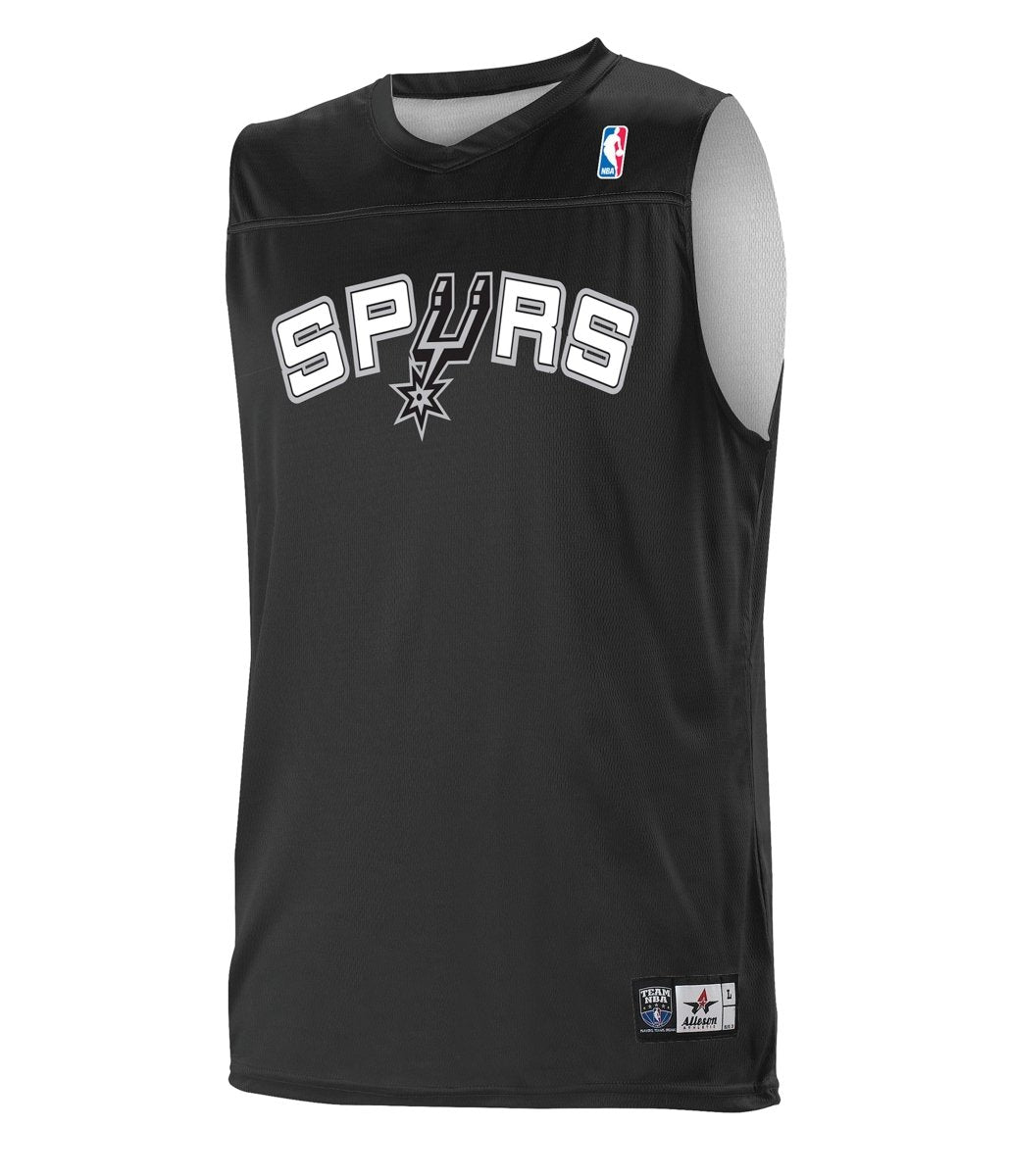 Augusta Sportswear NBA REVERSIBLE TEAM BASKETBALL JERSEY - Augusta Sportswear A105LA NBA BK/WHITE/SA SPURS S