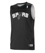 Augusta Sportswear NBA REVERSIBLE TEAM BASKETBALL JERSEY - Augusta Sportswear A105LA NBA BK/WHITE/SA SPURS S