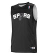 Augusta Sportswear NBA REVERSIBLE TEAM BASKETBALL JERSEY - Augusta Sportswear A105LA NBA BK/WHITE/SA SPURS S