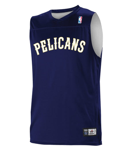 Augusta Sportswear NBA REVERSIBLE TEAM BASKETBALL JERSEY - Augusta Sportswear A105LA NBA NAVY/WHITE/NO PELICANS S