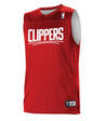 Augusta Sportswear NBA REVERSIBLE TEAM BASKETBALL JERSEY - Augusta Sportswear A105LA NBA RED/WHITE/LA CLIPPERS S