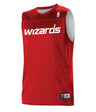 Augusta Sportswear NBA REVERSIBLE TEAM BASKETBALL JERSEY - Augusta Sportswear A105LA NBA RED/WHITE/WA WIZARDS S