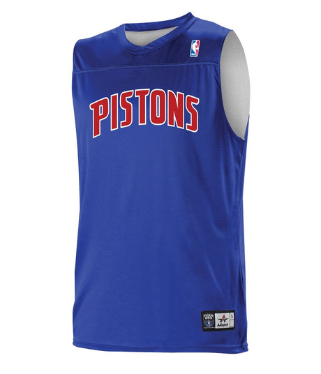 Augusta Sportswear NBA REVERSIBLE TEAM BASKETBALL JERSEY - Augusta Sportswear A105LA NBA ROYAL/WHITE/DET PISTONS S