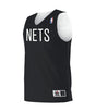 Augusta Sportswear NBA REVERSIBLE TEAM BASKETBALL JERSEY - Augusta Sportswear A115LA NBA BK/WHITE/BROOKLYN NETS S