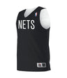 Augusta Sportswear NBA REVERSIBLE TEAM BASKETBALL JERSEY - Augusta Sportswear A115LA NBA BK/WHITE/BROOKLYN NETS S