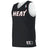 Augusta Sportswear NBA REVERSIBLE TEAM BASKETBALL JERSEY - Augusta Sportswear A115LA NBA BLACK/WHITE/MIAMI HEAT S