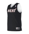 Augusta Sportswear NBA REVERSIBLE TEAM BASKETBALL JERSEY - Augusta Sportswear A115LA NBA BLACK/WHITE/MIAMI HEAT S