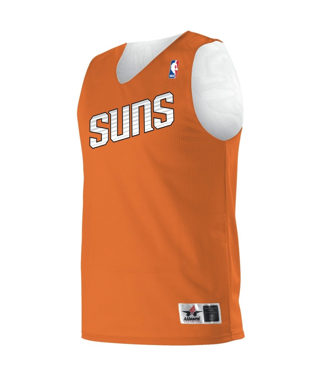 Augusta Sportswear NBA REVERSIBLE TEAM BASKETBALL JERSEY - Augusta Sportswear A115LA NBA BT ORANGE/WH/PHX SUNS S