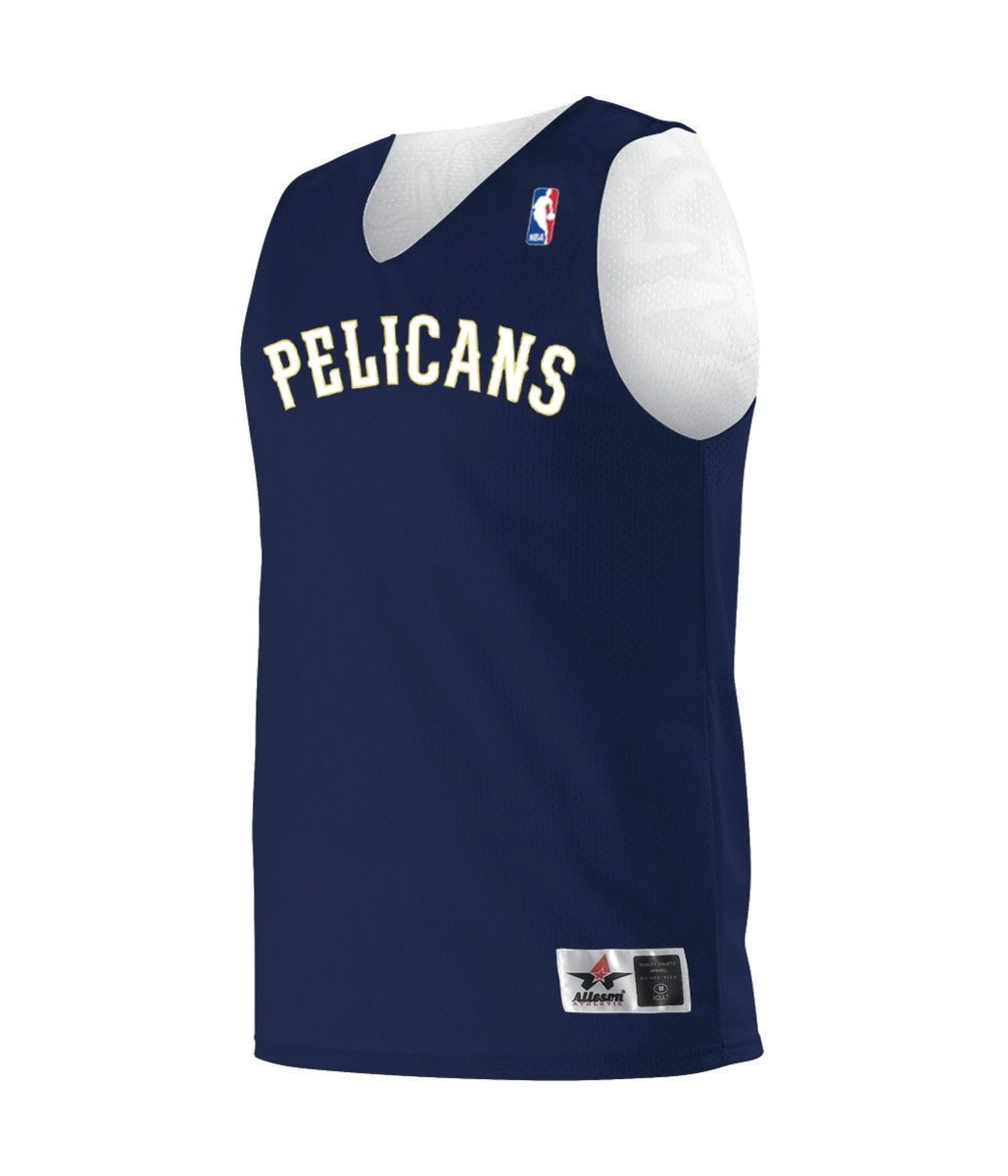 Augusta Sportswear NBA REVERSIBLE TEAM BASKETBALL JERSEY - Augusta Sportswear A115LA NBA NAVY/WHITE/NO PELICANS S