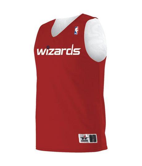 Augusta Sportswear NBA REVERSIBLE TEAM BASKETBALL JERSEY - Augusta Sportswear A115LA NBA RED/WHITE/WA WIZARDS S