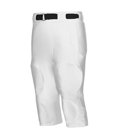 Augusta Sportswear No Fly Football Pant With Slotted Waist 675NF WHITE S