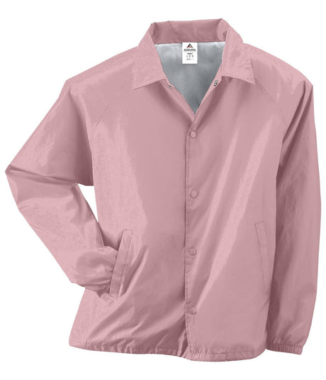 Augusta Sportswear Nylon Coach's Jacket/Lined 3100 LIGHT PINK S