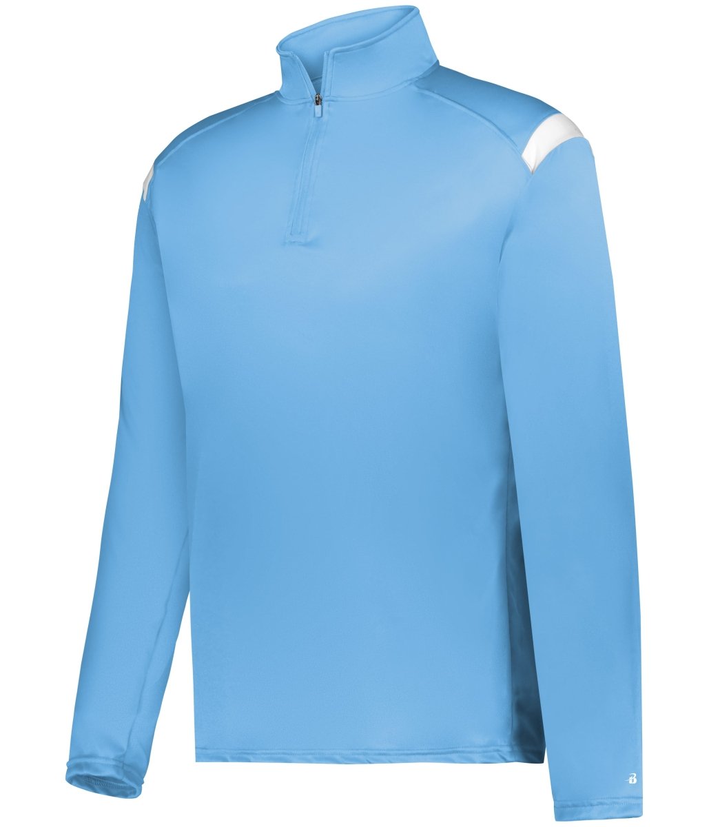 Augusta Sportswear ON THE RISE 1/4 ZIP PULLOVER 426500 COLUMBIA BLUE/WHITE (BA) S
