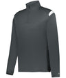Augusta Sportswear ON THE RISE 1/4 ZIP PULLOVER 426500 GRAPHITE/WHITE (BA) S