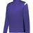 Augusta Sportswear ON THE RISE 1/4 ZIP PULLOVER 426500 PURPLE/WHITE (BA) S
