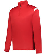 Augusta Sportswear ON THE RISE 1/4 ZIP PULLOVER 426500 RED/WHITE (BA) S