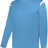 Augusta Sportswear ON THE RISE LONG SLEEVE TEE 425500 COLUMBIA BLUE/WHITE (BA) S