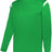 Augusta Sportswear ON THE RISE LONG SLEEVE TEE 425500 KELLY/WHITE (BA) S