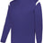 Augusta Sportswear ON THE RISE LONG SLEEVE TEE 425500 PURPLE/WHITE (BA) S