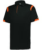 Augusta Sportswear ON THE RISE POLO 335000 BLACK/BT. ORANGE (BA) S