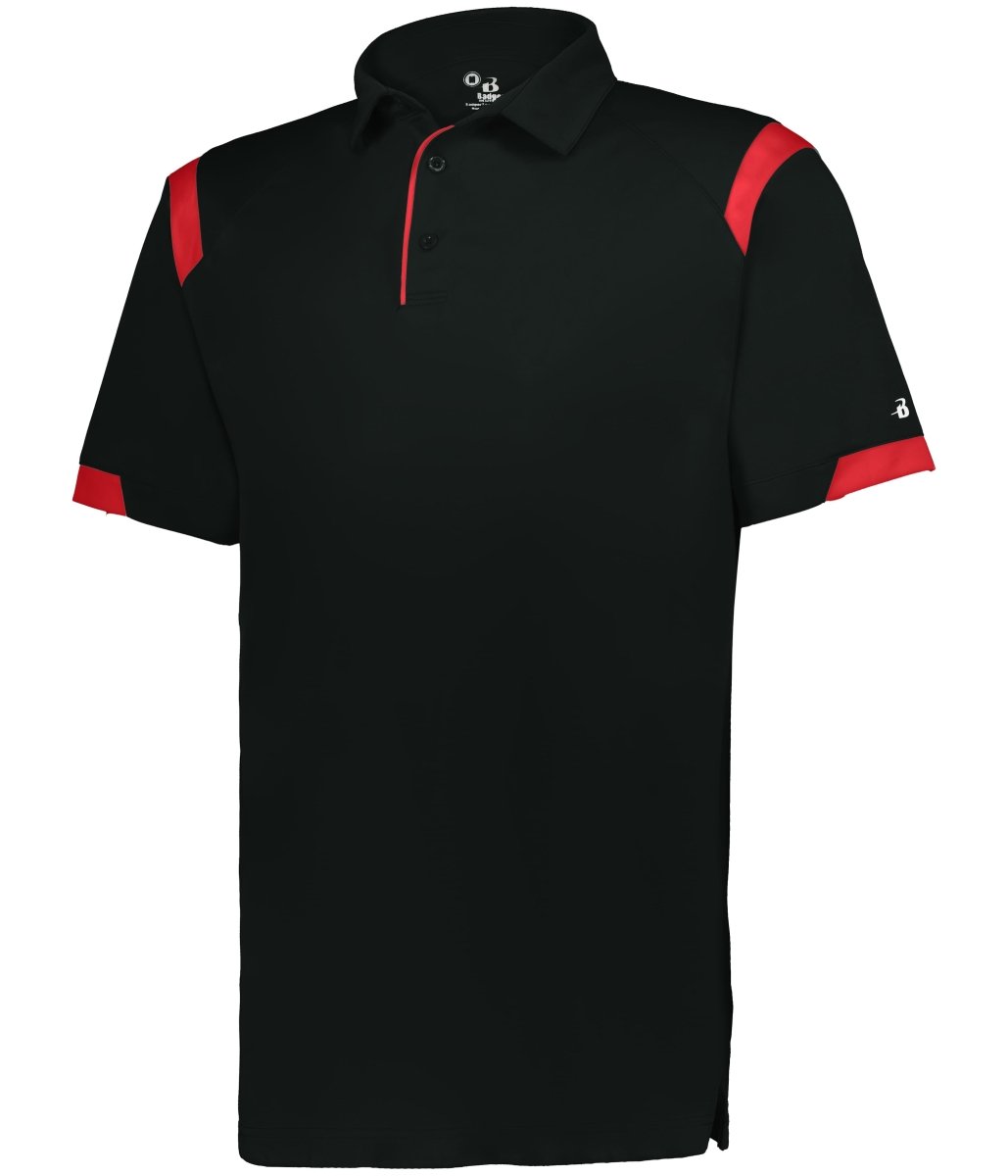 Augusta Sportswear ON THE RISE POLO 335000 BLACK/RED (BA) S
