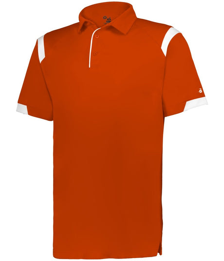 Augusta Sportswear ON THE RISE POLO 335000 BT. ORANGE/WHITE (BA) S