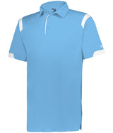 Augusta Sportswear ON THE RISE POLO 335000 COLUMBIA BLUE/WHITE (BA) S