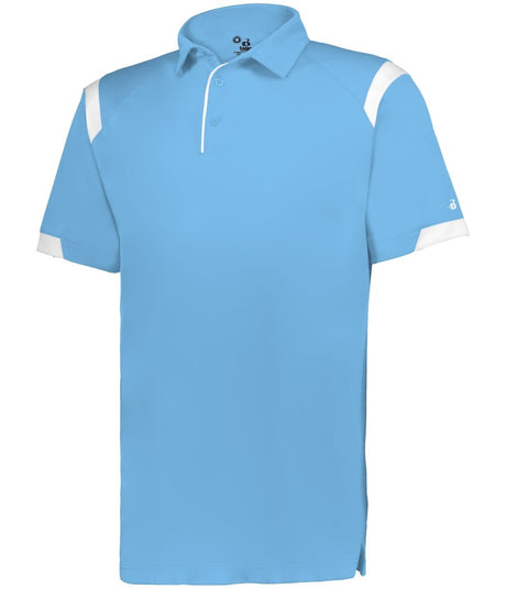 Augusta Sportswear ON THE RISE POLO 335000 COLUMBIA BLUE/WHITE (BA) S