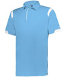 Augusta Sportswear ON THE RISE POLO 335000 COLUMBIA BLUE/WHITE (BA) S