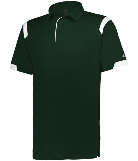 Augusta Sportswear ON THE RISE POLO 335000 FOREST/WHITE (BA) S