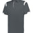 Augusta Sportswear ON THE RISE POLO 335000 GRAPHITE/WHITE (BA) S