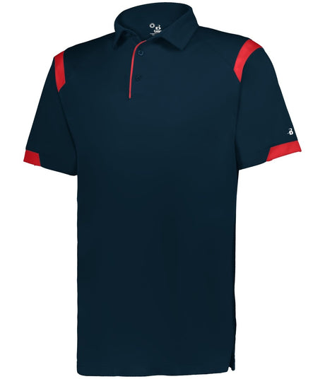 Augusta Sportswear ON THE RISE POLO 335000 NAVY/RED (BA) S