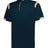 Augusta Sportswear ON THE RISE POLO 335000 NAVY/VEGAS GOLD (BA) S