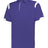Augusta Sportswear ON THE RISE POLO 335000 PURPLE/WHITE (BA) S