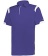 Augusta Sportswear ON THE RISE POLO 335000 PURPLE/WHITE (BA) S