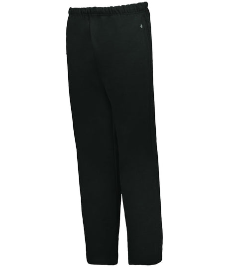 Augusta Sportswear Open Bottom Fleece Pant 127700 BLACK S