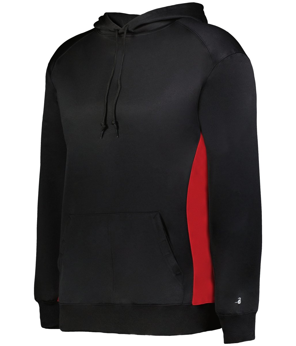 Augusta Sportswear PERFORMANCE FLEECE HOODIE 145400 BLACK/RED (BA) S