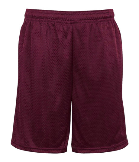 Augusta Sportswear POCKETED MESH SHORTS - Augusta Sportswear 721900 MAROON (BA) S