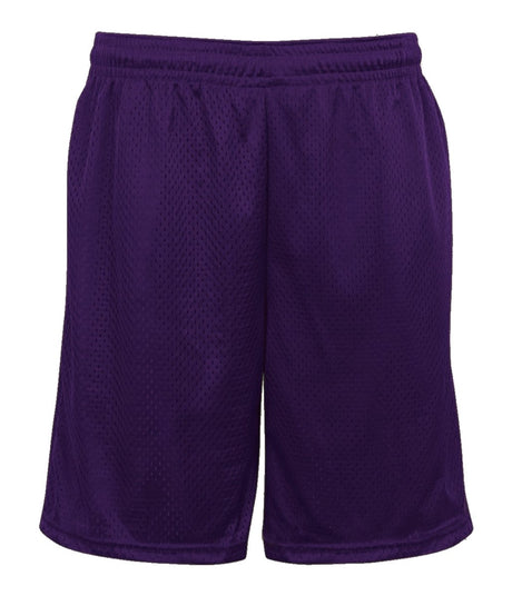 Augusta Sportswear POCKETED MESH SHORTS - Augusta Sportswear 721900 PURPLE (BA) S