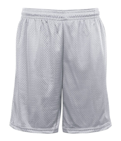 Augusta Sportswear POCKETED MESH SHORTS - Augusta Sportswear 721900 SILVER (BA) S