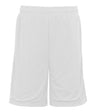 Augusta Sportswear POCKETED MESH SHORTS - Augusta Sportswear 721900 WHITE S