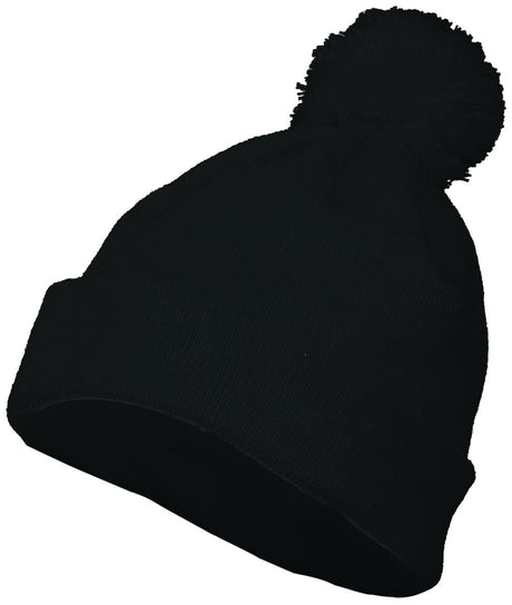 Augusta Sportswear Pom Beanie 6816 BLACK OS