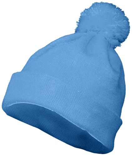 Augusta Sportswear Pom Beanie 6816 COLUMBIA BLUE OS