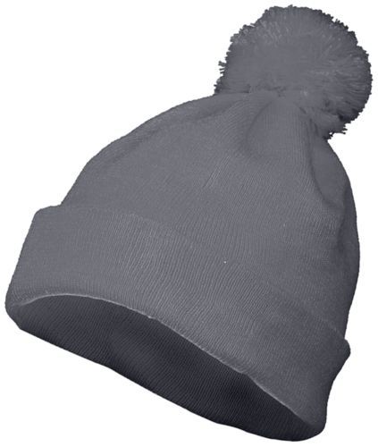 Augusta Sportswear Pom Beanie 6816 GRAPHITE OS