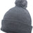 Augusta Sportswear Pom Beanie 6816 GREY HEATHER OS