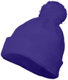 Augusta Sportswear Pom Beanie 6816 PURPLE OS